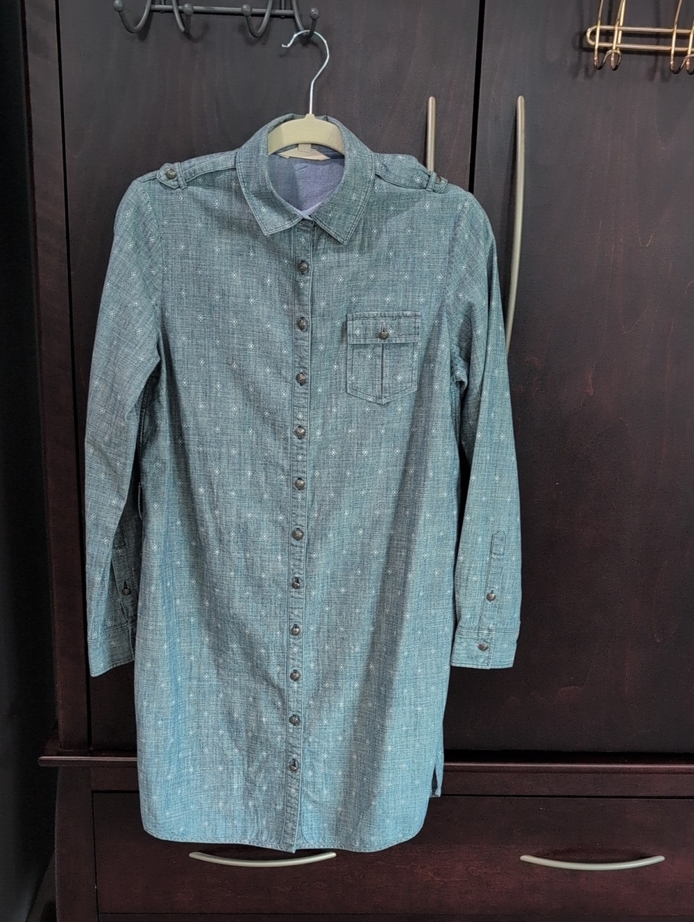 Brooks Brothers Cotton Shirt Dress 8